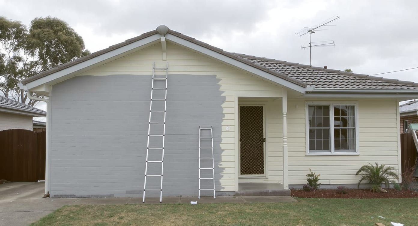 Exterior house painting by Kingdom Painting Services — Canberra ACT